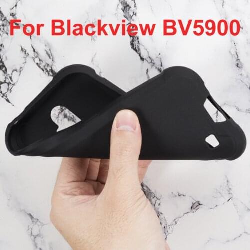 Blackview BV5900 Case Silicon Cover Soft TPU Matte Black Phone Protector Shell For BV5900 Capa Coque 5.7" Back Cover Case