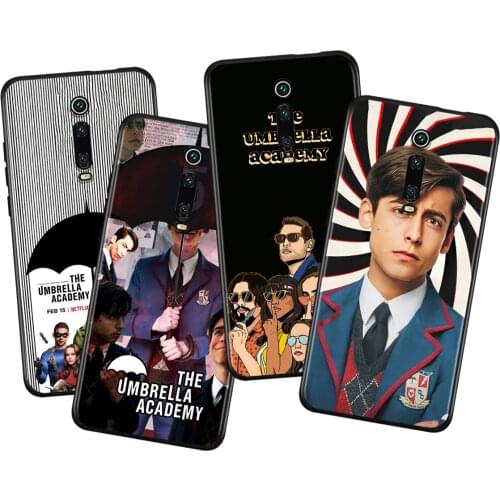 Umbrella academy Silicone Cover For Xiaomi Redmi K40 Gaming K30i K30T K30S K30 Ultra K20 10X Pro Black Phone Case