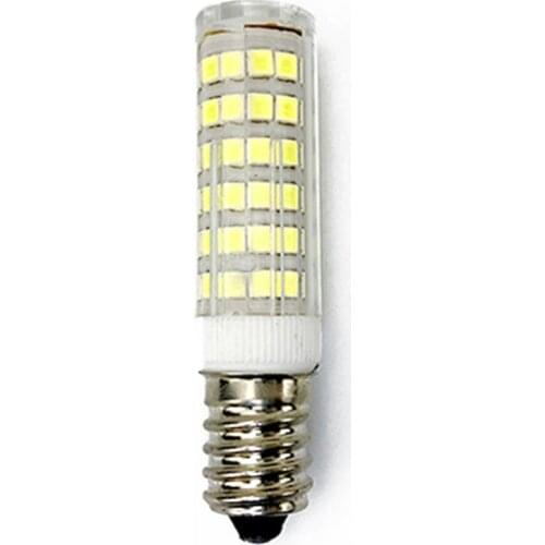 E14 7W White LED Light Bulb Corn Light Bulb 220V Energy Saving AC/ DC Lamp For Kitchen Range Hood Chimney Fridge Cooker