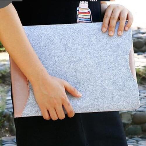 Slim Felt Laptop Coque for Microsoft Surface Pro 3 Pro 4 12'' Surface Book 13.5'' Patent Leather Laptop Sleeve Protective