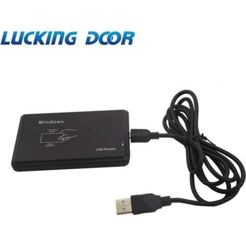 LUCKING DOOR USB Port 13.56Mhz IC Card Reader Writer 14443A MF S50 S70 Card Device No Need driver