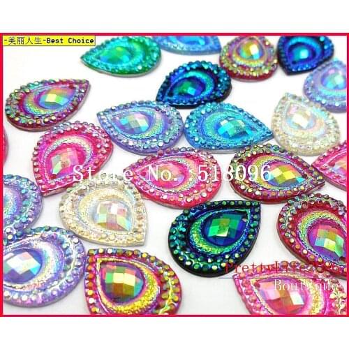DROPLET Red Green Blue Purple Mixed Color 13x18mm,Rhinestones Sew On For Sewing Accessories Stones and crystals Strass Crystal
