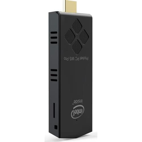 W5MAX Intel Atom Z8350 Quad Core Mini PC Windows 10 computer stick 4K HTPC with 4GB RAM 64GB ROM Bluetooth, USB 3.0, HD-MI