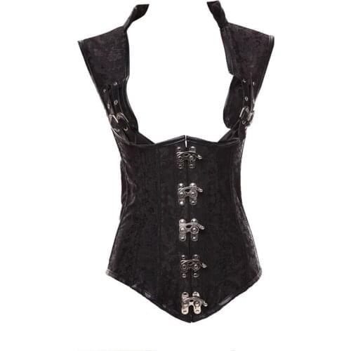Sexy Corset Waist Corsets Bustiers Steampunk Plus Size Corset Cuero Gothic Sexy Lingerie 6XL Carnaval Retro Court Bodysuit