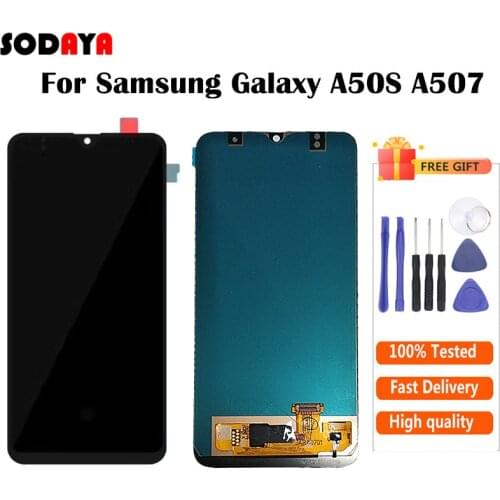 LCD For Samsung Galaxy A50S LCD Display With Touch Screen Digitizer Assembly Free Shipping
