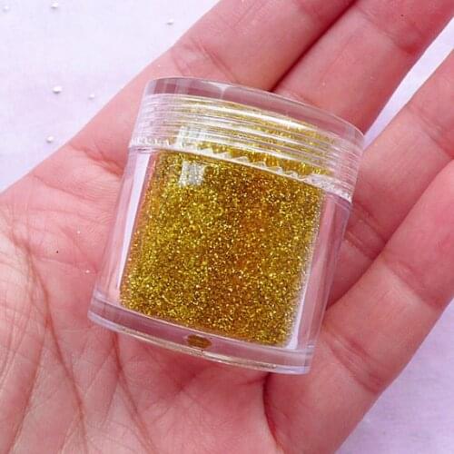 10ml/box Ultra Fine Glitter, .008 Bling Bling Gold Hexagon Sprinkles DIY Glitter for Nail Decoration & Paper Craft Glitter,#11kl