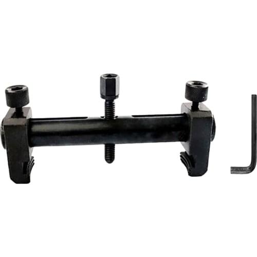 2-Jaw Gear Puller 40-165mm Pulley Car Removal Tool Equipment for Slide Gears, Pulley, and Flywheel Puller Accessories, Black