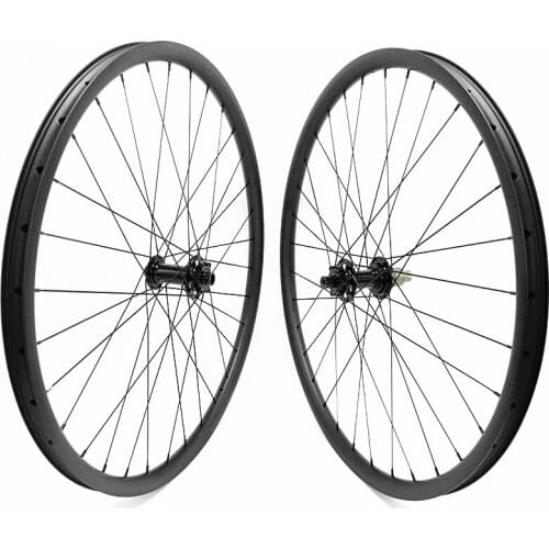 29er mtb bike wheels AM 35x25mm tubeless wheels powerway M82 boost 110x15 148x12 thru axle carbon mtb wheel