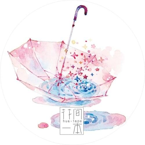 3.8cmx10m Paper Masking Tape Star Rain Sticker