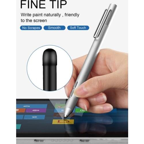 3pcs Pen Tips For Microsoft Surface Pro 4 2017 Model 1776 Rubber Pencil Nib HB Type Writing Head Stylus Refill Replacement Kit