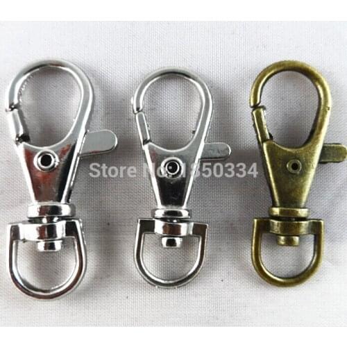 50PCS Vintage Silvers Luggage deduction / keychain / big lobster clasp Charms Keychain Fashion For Car Key Ring Accessories D6