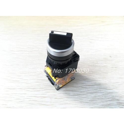 AC 380V Ith 10A 2 Position DPST Latching Rotary Selector Switch