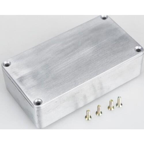 1590B Style Effects Pedal Aluminum Stomp Box Enclosure Guitar Musical Instrument Cases Storage Holder Guitar Accessories