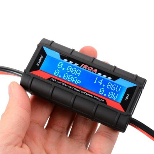 LCD Solar Wind Power Analyzer 150AMP Watt Meter High Precision Watt Meter and Power Electricity Monitor Volt Tester