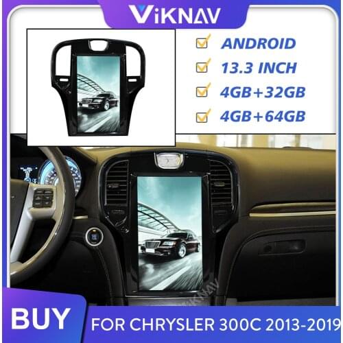 Car Radio for Chrysler 300C 2013 2014 2015 2016 2017 Android Screen Stereo Receiver Multimedia Player GPS Navigation Head Unit