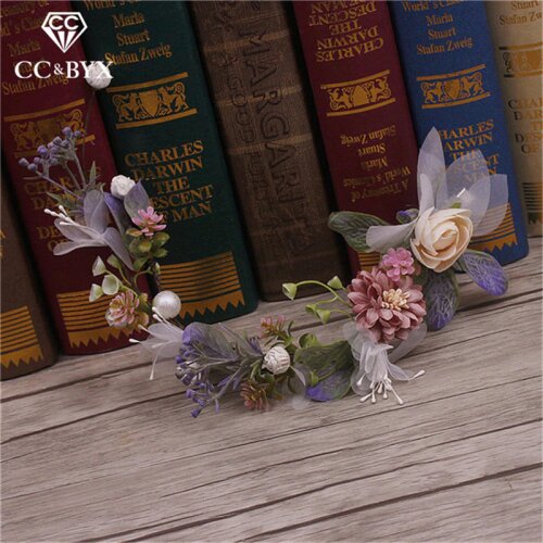 CC Wedding Jewelry Hairbands Headbands Crown Vintage Engagement Hair Accessories For Bridal Party Beach Handmade DIY Forest 6958