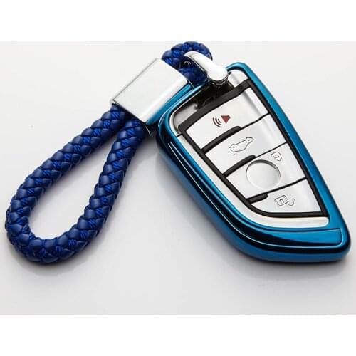 For BMW X1 X3 X4 X5 X6 F15 F16 F48 G30 G38 525 540 740 1 2 5 7 M Series 218i G11 F39 E53 E70 E39 F10 F30 TPU Car Key Cover Case