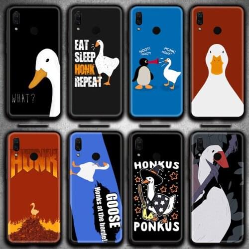 Duck Goose Game Phone Case Huawei Y6P Y8S Y8P Y5II Y5 Y6 2019 P Smart Prime Pro