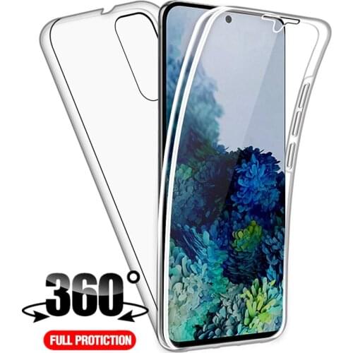 For Samsung Galaxy A52 5G A 52 6.5" Camera Lens Protective Cases For Samsung A52 Fundas 360 Double Crystal Full Cover Coque Capa