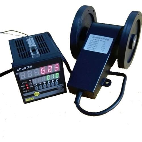 Electronic Digital Display Counter Meter, Roller Type Addition and Subtraction Reversible, Cloth Measurement Length H7JC2+MR2005