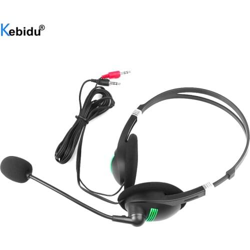 3.5mm Headset With Microphone for PC Multi-Key Control 3.5mm Wired Headphones HD Microphone For PC /Laptop/Computer