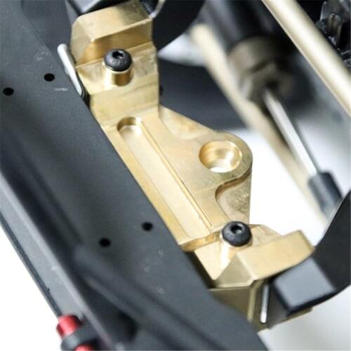 For YK 1/8/10 RC Car 4103 4102 4082 Front Beam Bracket Brass Metal Mount Upgrade Parts