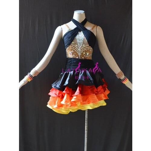 KAKA-L200520 Custom Made Women Dance Wear,Girls Fringe Latin Dress,Salsa Dress Tango Samba Rumba Chacha Dress,Girls Latin dress