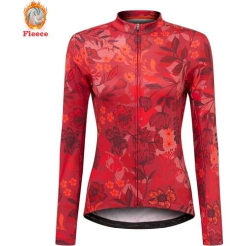 Winter Cycling Jerseys 2021 Triathlon Team Womens Long Sleeve Cycling Clothing Bike Uniform Bike Jersey Set MTB Ropa Ciclismo