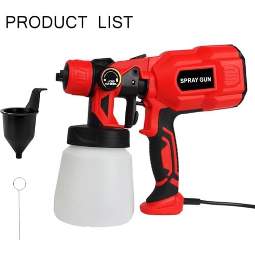 1.8/2.5MM Nozzle Spray Guns Paint 550W 220V 800ML High Power Spay Guns Home Electric Paint Sprayer Easy Spraying Cleanning