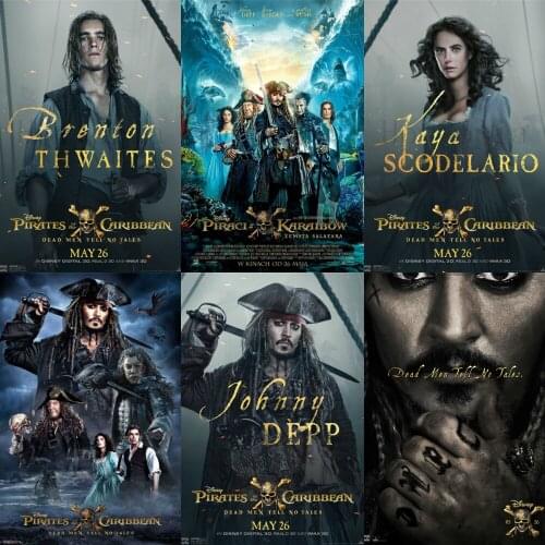 Disney Pirates of the Anime Posters Canvas Painting Wall Decor Wall Art Picture For Living Room Decor Home Decoration