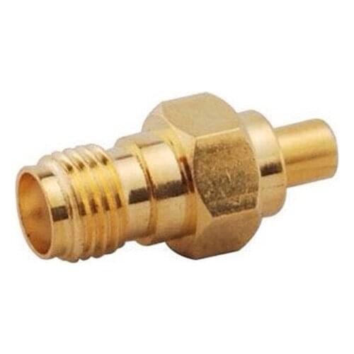 Gold-Plated Copper SMA Female To MMCX Female Plug Connector RF Coaxial Adapter Converter