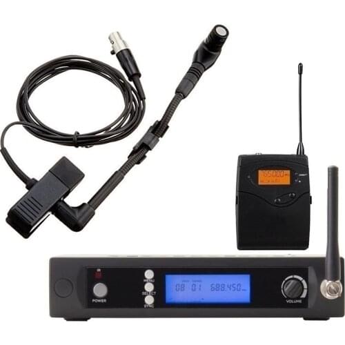 Bolymic Professional wireless microphone uhf stage Saxophone Instrument Microphone