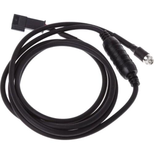 AUX Audio Input Adapter Female 3 pin Cable For BMW E39 E53 E46 X5 BM54 16:9 CD