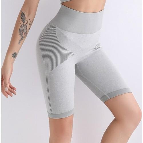 Seamless Sports Shorts For Women Hip Push Up Short Leggings High Waist Gym Yoga Shorts Tummy Control Workout Fitness Shorts