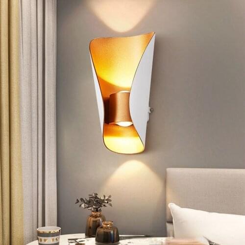 Modern Indoor and Outdoor Waterproof Wall Light Bedroom Bedside Lamp LED Nordic Living Room Aisle Staircase Decorative Lighting