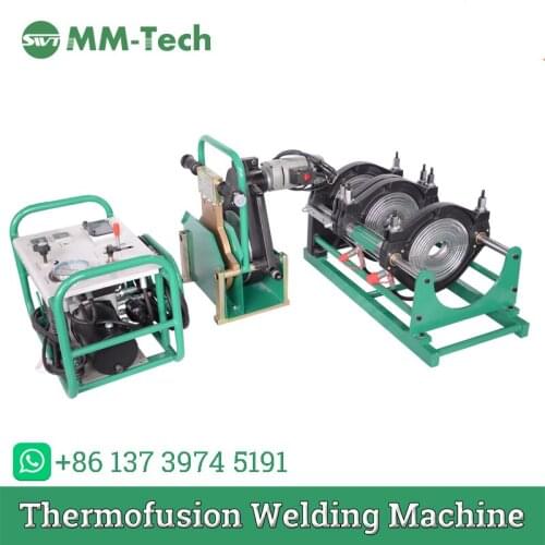 SWT-B250/90H hdpe pipe butt fusion welding machine for 90-215mm