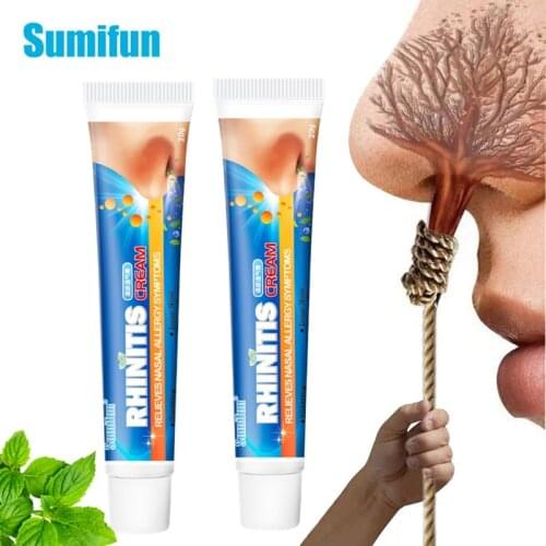 Sumifun 20g Chronic rhinonitis Sinusitis Herbal cream Nasal Ointment relieves nasal congestion and treats sneezing antipruritic