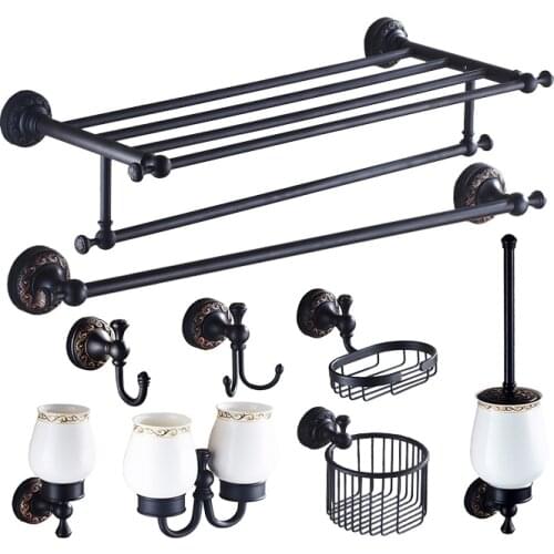 Outdoor furniture Black bathroom accessories with low price for Europe