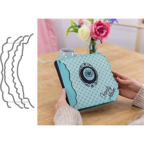 Loose-Leaf Border Cutting Line Metal Cutting Dies for Scrapbooking Handmade Mold Cut Stencil New DIY Card Make Mould Model Craft