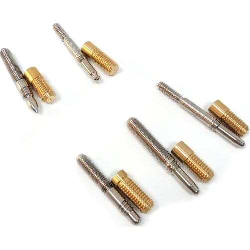 Xmlivet 100units female and male part Billiards Pool cue joint in different uni-loc/fast joint/14stainless steel joint screws