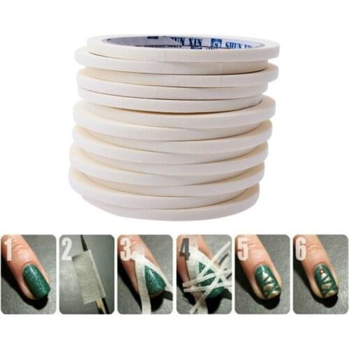 1pc 17m Professional Nail Art Tape Roll Wrap Adhesive Decorative Edge Guide Tips Design Sticker Manicure Tool Stripe Creative
