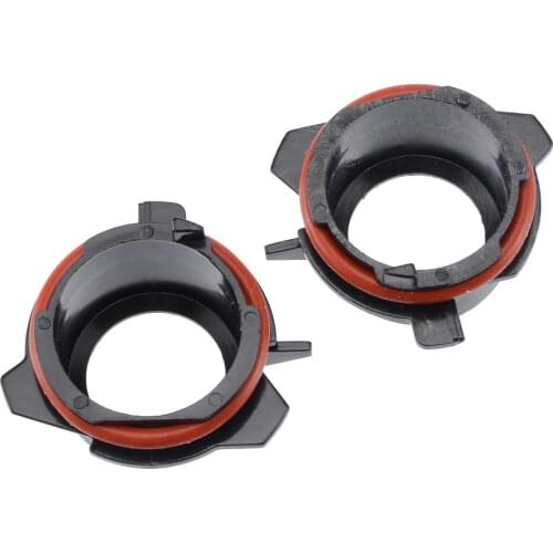 2pcs Car H7 Xenon HID Bulbs Adapters Holders Base Bulb Holder Headlight Adapters Socket Base For BMW E39 5 Series 1997-2003