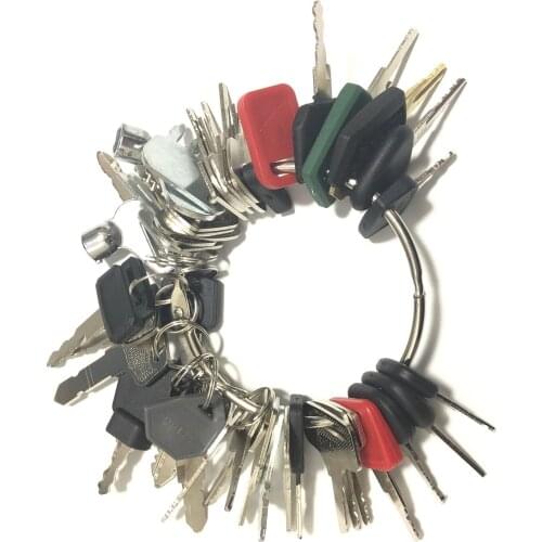 45pcs Heavy Equipment Key Construction Ignition Key Plant Key Starter Key
