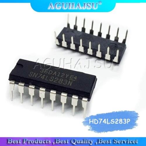 5PCS HD74LS283P DIP-16 74LS283 DIP16 SN74LS283N DIP DM74LS283N new and original IC