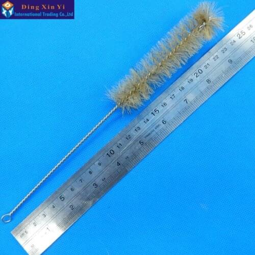 5pcs/lot middle-sized test-tube brush Pig hair brush Can be used for 18*180/20*200 test tube