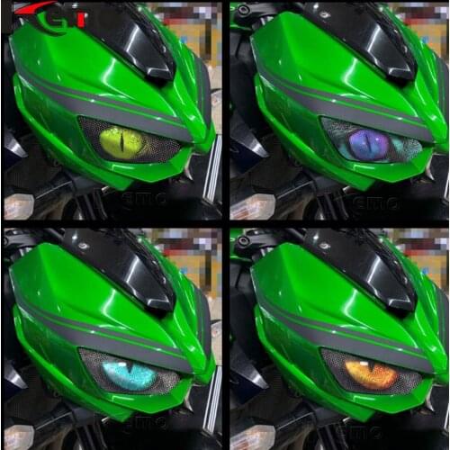 For kawasaki Z1000 2014 2015 2016 Z 1000 Motorcycle Accessries 3D Front Fairing Headlight Sticker Guard Head light Stickers