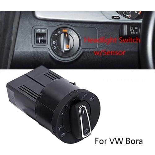 AUTO Headlight Fog lights Controller Switch Light Sensor Module For VolksWagen Bora 2011-2018
