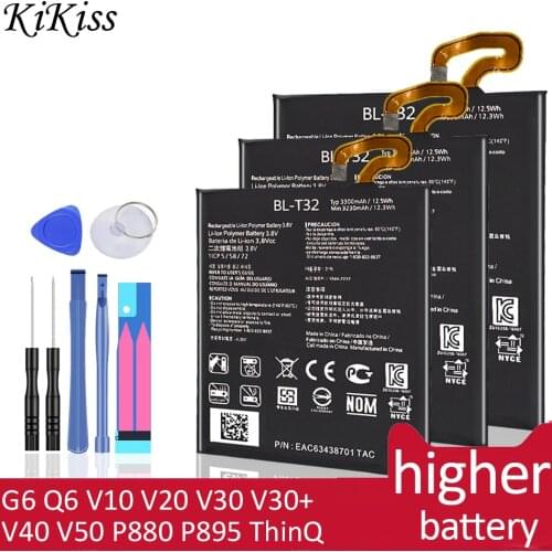 BL-44E1F BL-45B1F BL-53QH BL-T3 BL-T32 BL-T33 BL-T34 BL-T37 BL-T42 Battery For LG G6 Q6 V10 V20 V30 V30+ V40 V50 P880 P895 ThinQ