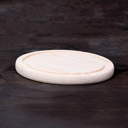 Log Base For Diameter=23 Cylinder Glass Dome Friend Gift Home Wedding Decoration