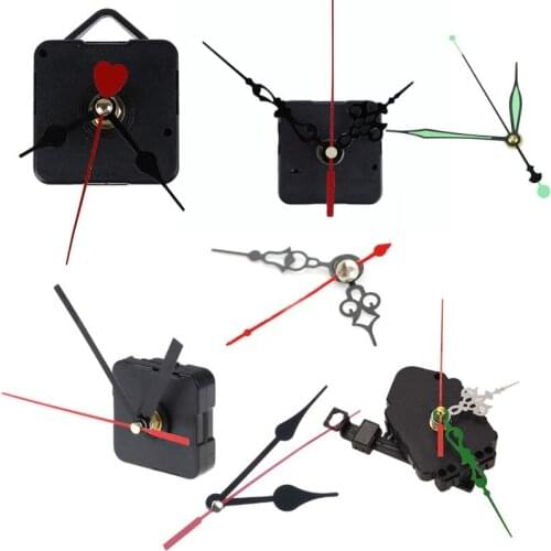 DIY Clock Black Quartz Watch Wall Clock Movement Mechanism Parts Repair Replacement Essential Accessories